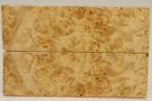 Plaquettes pour la coutellerie, Loupe d'Erable N�gundo stabilis� naturel, ref:PLpErs76344na