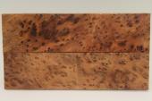 Plaquettes pour la coutellerie, Ronce de Thuya du Maroc, ref:PLpTM76463