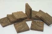 A-Plaquettes pour la coutellerie, Noyer nervur, ref:PN40x40--0