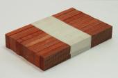 Destockage, plaquettes en lot de 10, Padouk, ref:DPPA--0