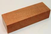 Bloc pour la coutellerie, Erable sycomore ond stabilis orange, ref:BESOs13817o