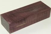 Bloc pour la coutellerie, Erable sycomore ondé stabilisé violet, ref:BESOs18371vi