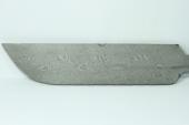Ebauche de lame en Damas inox, motif "Losanges", (recuit), ref:BDI-LLO27543