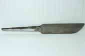 Ebauche de lame en Damas carbone, motif "Wild", (recuit), ref:BDC-LW27548