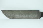 Ebauche de lame en Damas carbone, motif "Wild", (recuit), ref:BDC-LW27548