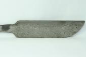 Ebauche de lame en Damas carbone, motif "Wild", (recuit), ref:BDC-LW27539