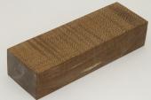 Bloc pour la coutellerie, Erable sycomore ond stabilis marron, ref:BESOs35059ma