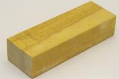 Bloc pour la coutellerie, Erable sycomore ond stabilis jaune, ref:BESOs35062j