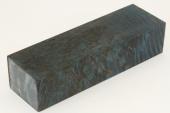 Bloc pour la coutellerie, loupe de Tilleul stabilisé bleu, ref:BLpTIs37286