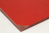 Plaque de G10, rouge/noir, ref:PG10-rouge-nr