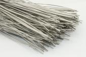 Rivets pour la coutellerie, tiges en inox 316L, recuit, 200mm de long, par lot de 5, ref:RVF-inox 