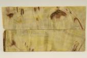 Plaquettes pour la coutellerie, Loupe de Peuplier stabilisé jaune, ref:PLpPEs38581j