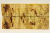Plaquettes pour la coutellerie, Loupe de Peuplier stabilis jaune, ref:PLpPEs38581j