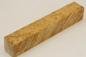 Carrelet  stylo, Loupe d'Erable Ngundo stabilis naturel, ref:SLpErs43169na