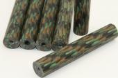 Carrelet  stylo, Galalithe verte/noire, ref:SGal-ve17
